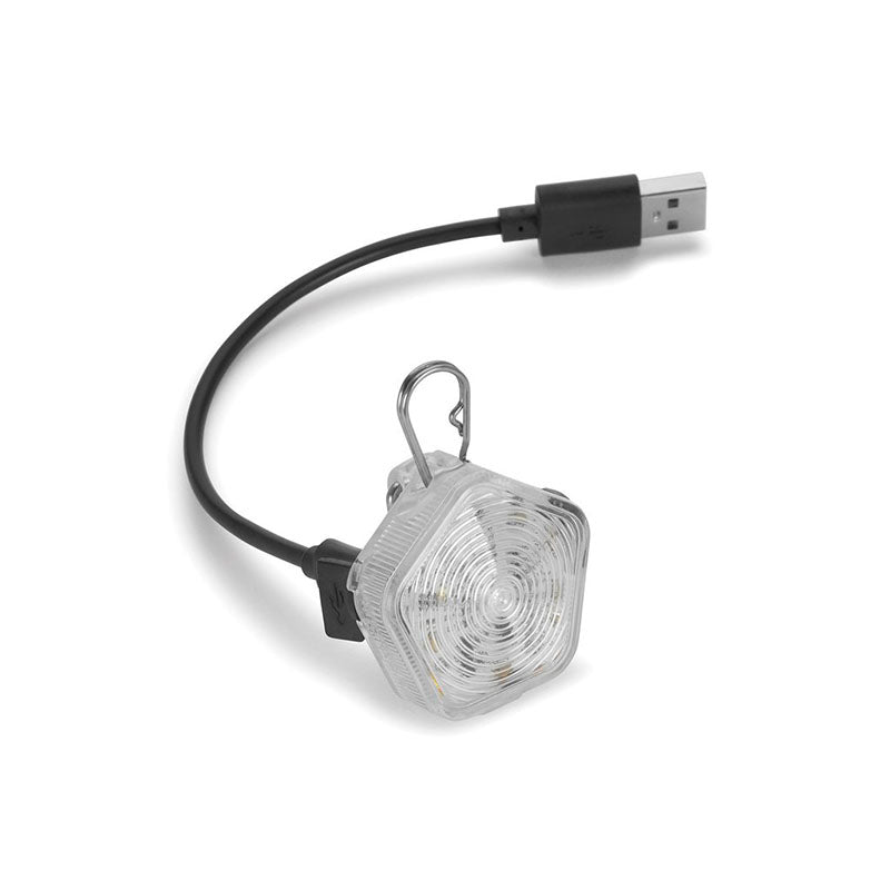 Ruffwear Beacon Safety Light for Dogs, Clear Lake